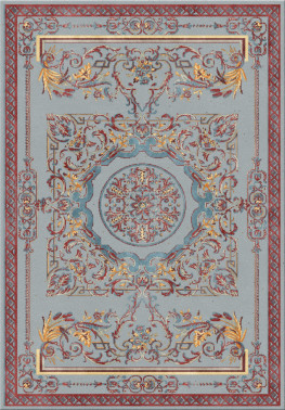 Vivek Srivastava 7304-ViV006 - handmade rug, tufted (India), 24x24 5ply quality
